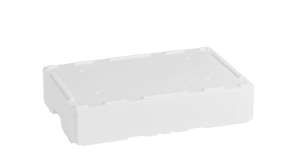 EPS-styrox-laatikko 16 L, 600x400x122 mm - 1 lava (80 kpl)