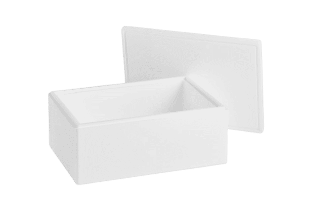 EPS-styrox-laatikko 28 L, 550x380x230 mm - 1 lava (60 kpl)