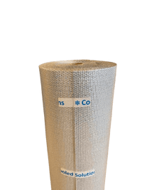 Eristysfolio rullassa 150cm x 50m x 4mm (alumiini + kuplamuovi)