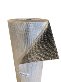 Eristysfolio rullassa 150cm x 50m x 4mm (alumiini + kuplamuovi)